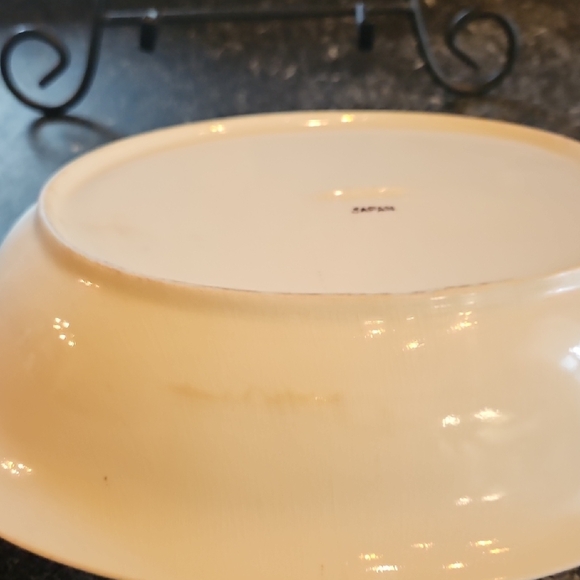 Vintage Blue Willow Oval 10' Serving Bowl - Picture 7 of 11